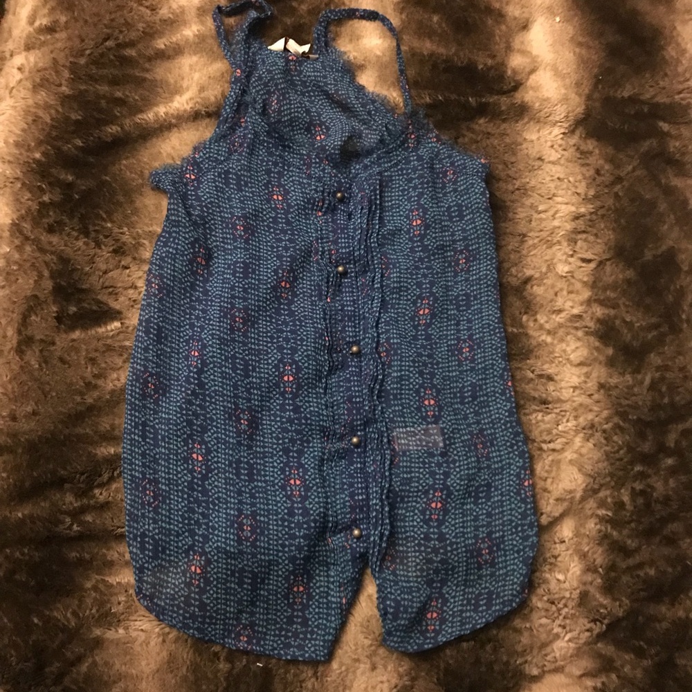 xs blue cami